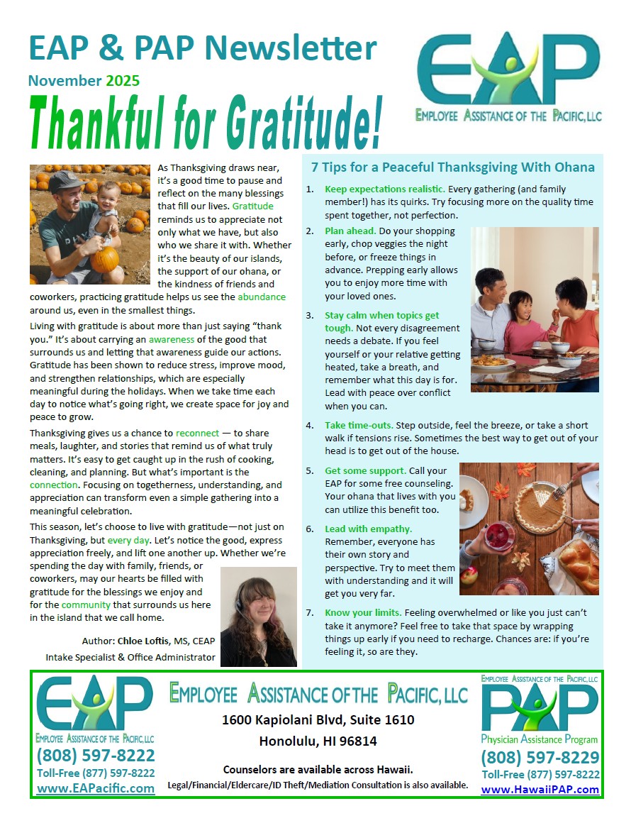 November 2025 Newsletter